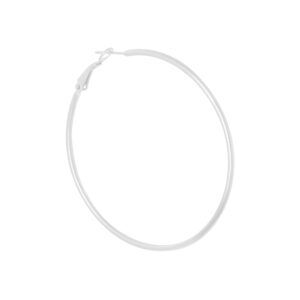 Big Round Hoop, Colour: Zilver