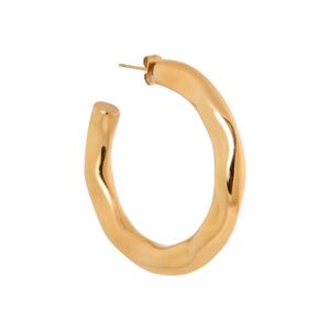Rough Hoop Gold