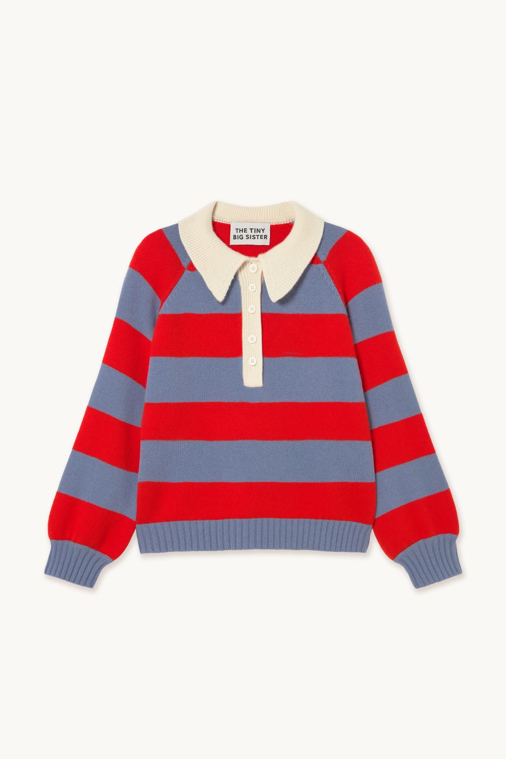 Frank Striped Polo, Colour: grey/ summer red, Size: 34
