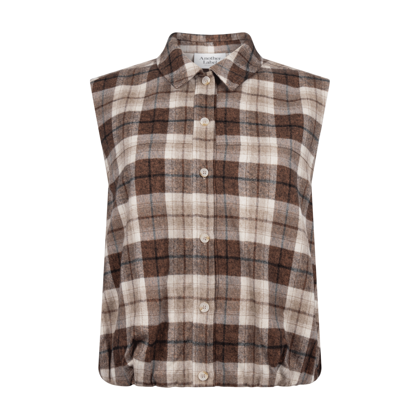 Isabeau Check Shirt s/l, Color: Ginger Check, Maat: XS