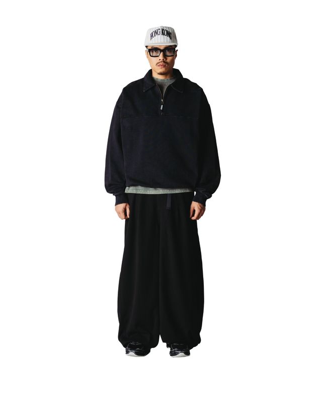 Loke Washed Zip Polo