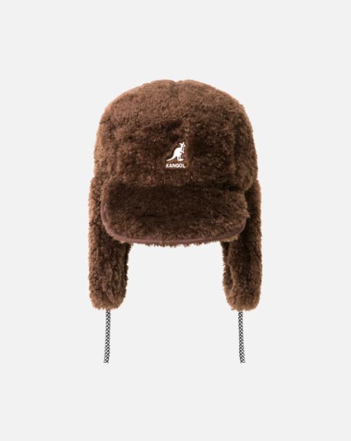 Faux Shearling Utility Flap Cap