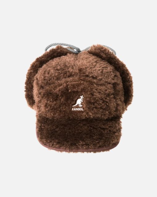 Faux Shearling Utility Flap Cap