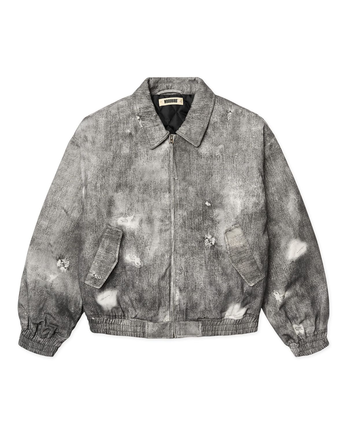 Bao Printed Jacket, Color: Grey-Black, Maat: S