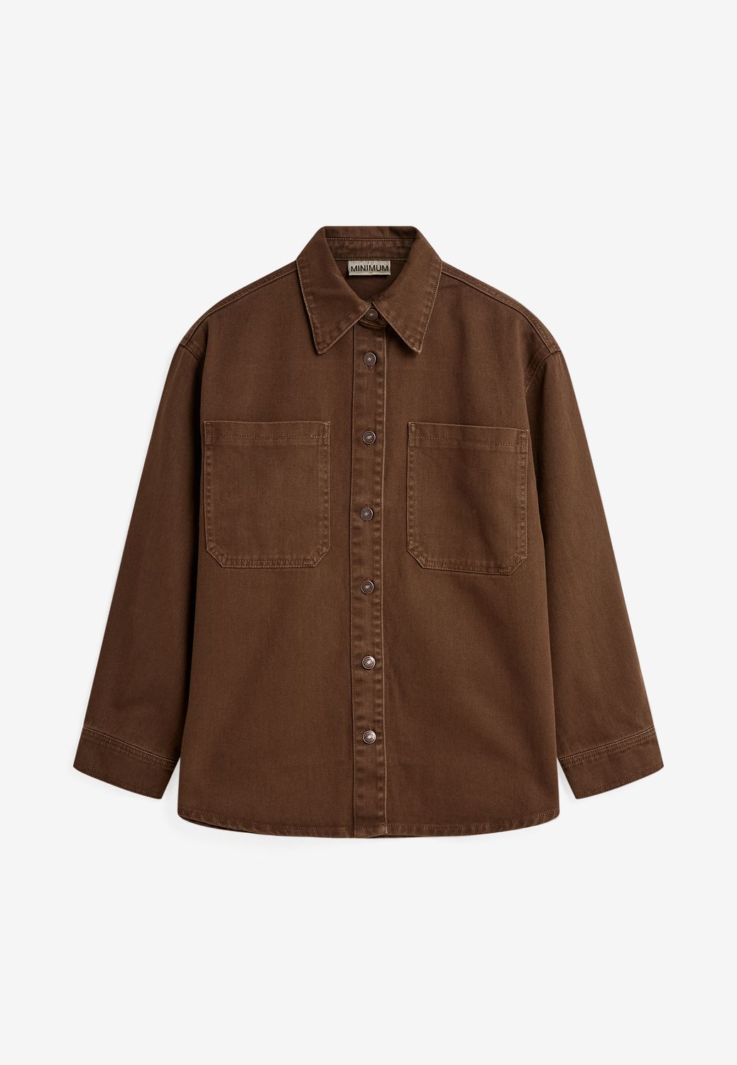 Rue rix shirt, Colour: teak, Size: 36