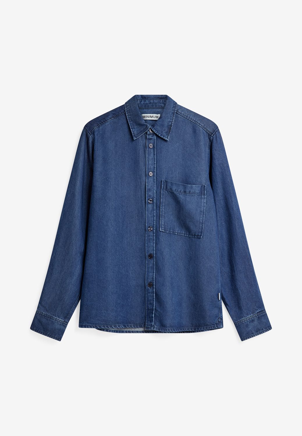 Ace Rix LS Shirt, Color: medium blue, Maat: S
