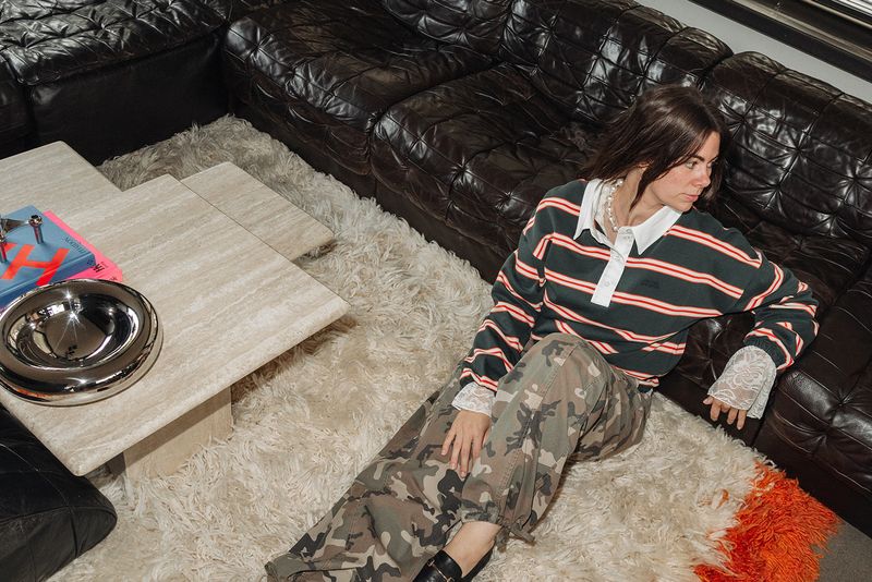 Barrel Fit Camo Jogger