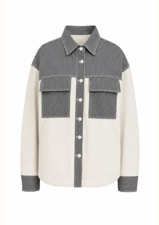 Chemise Scaffel, Color: Beige, Maat: XS