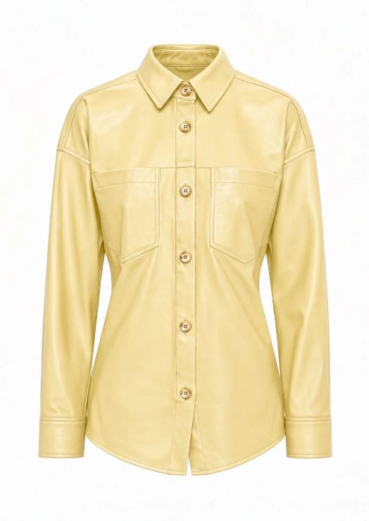 Chemise TAKAYAMA, Color: Beurre, Maat: XS
