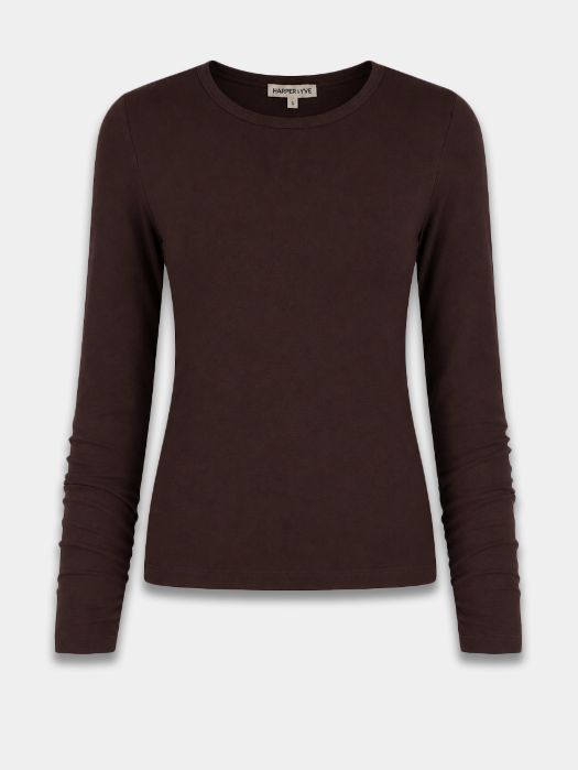 Jason ls, Color: Hot Fudge, Maat: XS