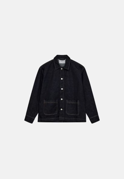 Nathan Overshirt, Color: Nearly Black, Maat: M