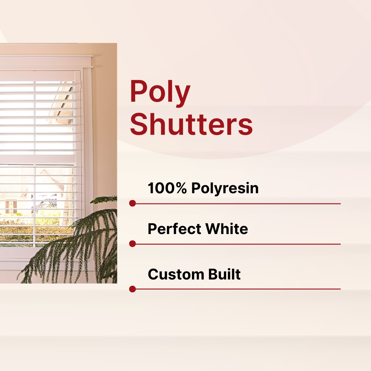 Poly Resin Shutter