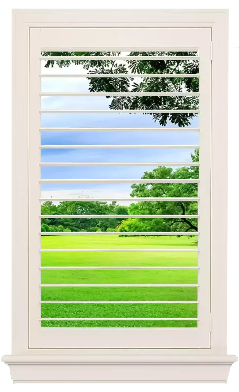 Custom Painted Wood Shutter