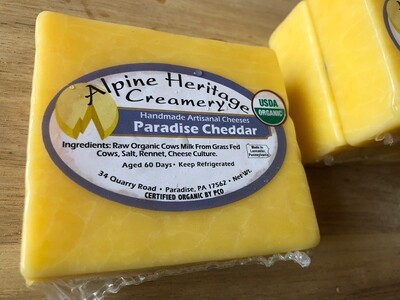 Organic Paradise Cheddar Cheese