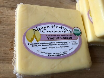 Organic Handmade Yogurt Cheese