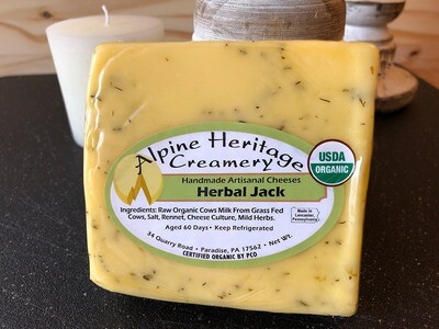 Organic Herbal Jack Cheese