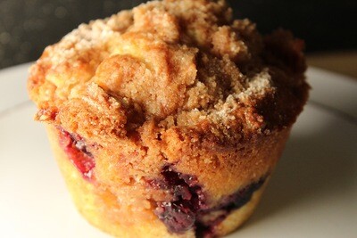 Becca's Blueberry Muffins - Half Dozen
