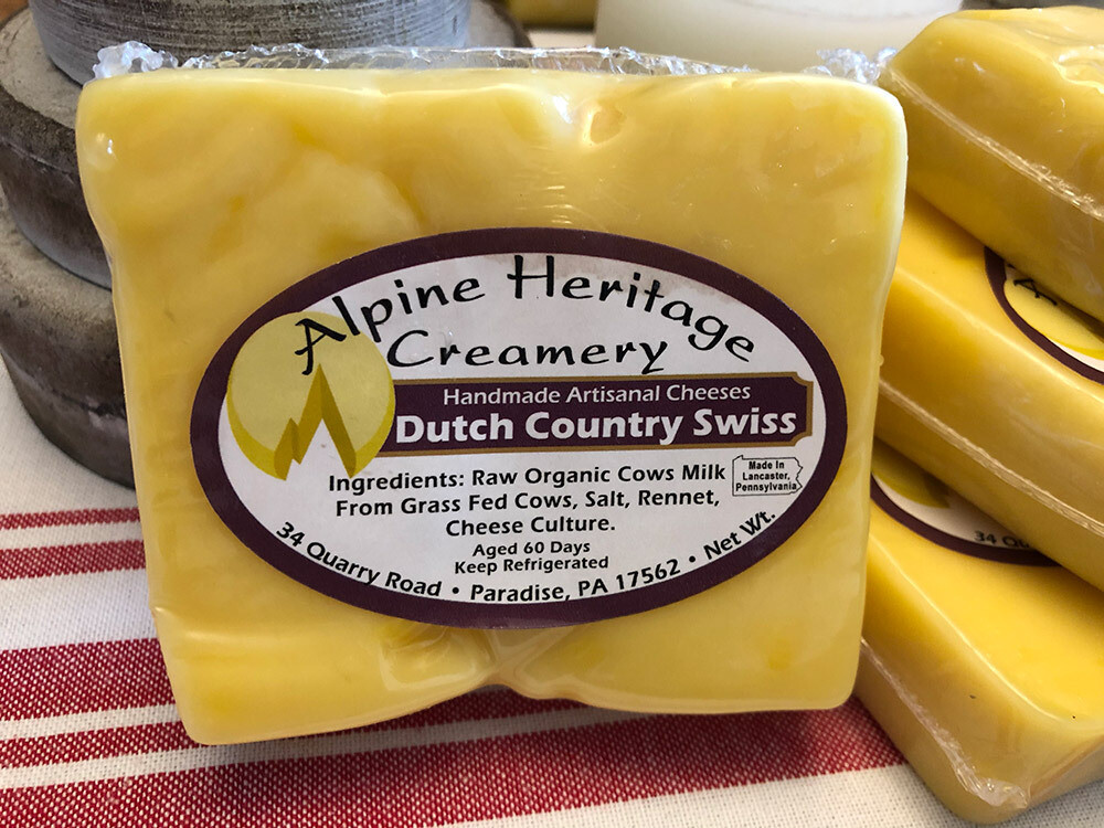 Organic Dutch Swiss Cheese