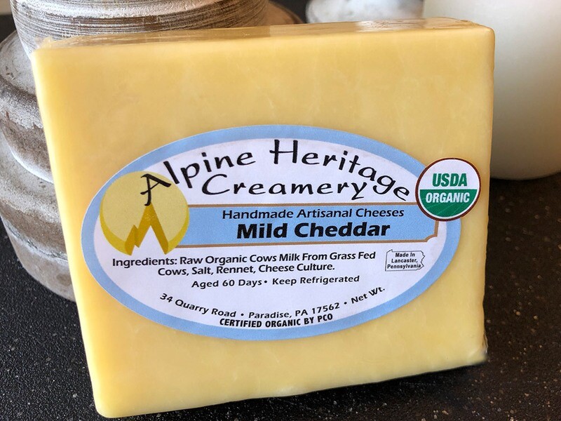 Organic Mild Cheddar Cheese