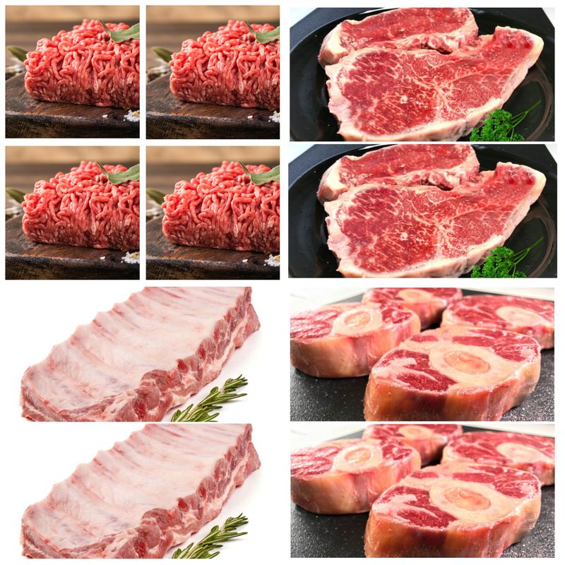 Variety Grass-fed Beef Bundle SAVE 5%