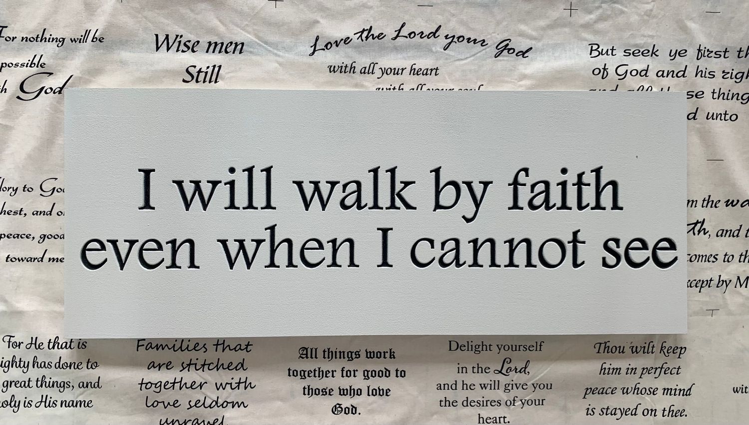 I Will Walk By Faith