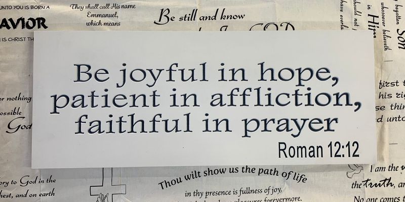 Be Joyful Romans 12:12