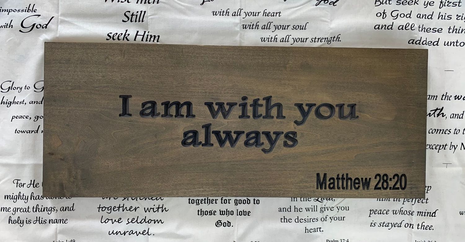 I am With You Matthew 28:20