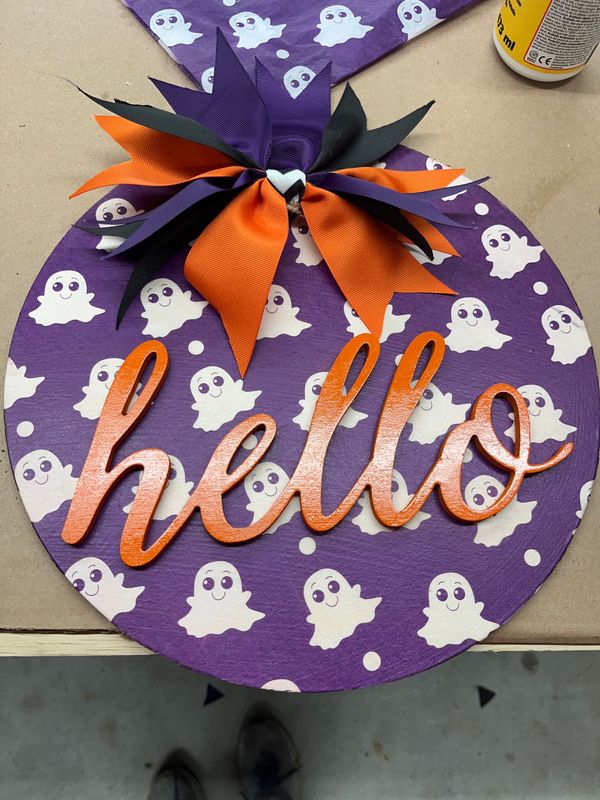 Boo Y'all Door Hanger