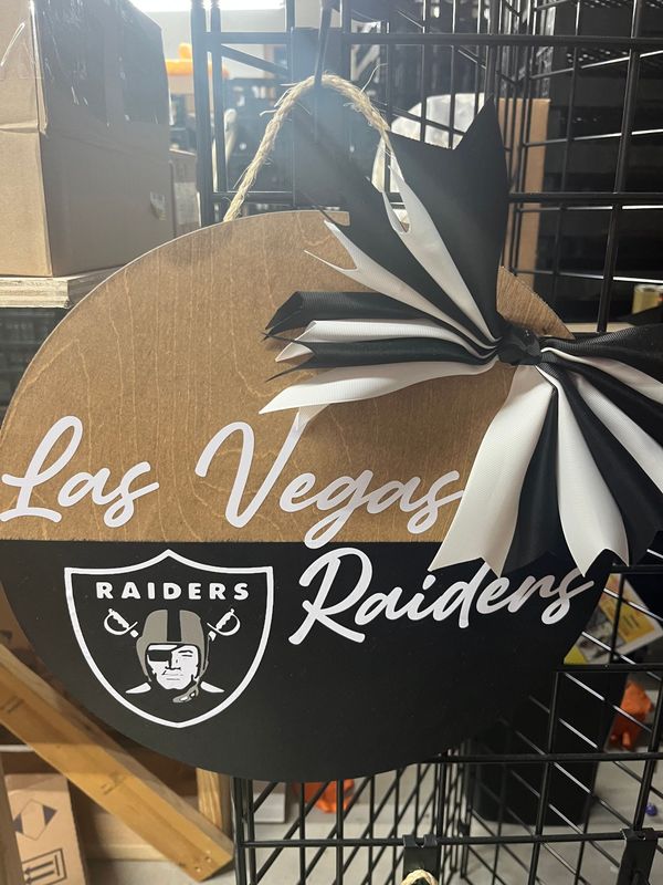 Raider Door hanger w/ribbon