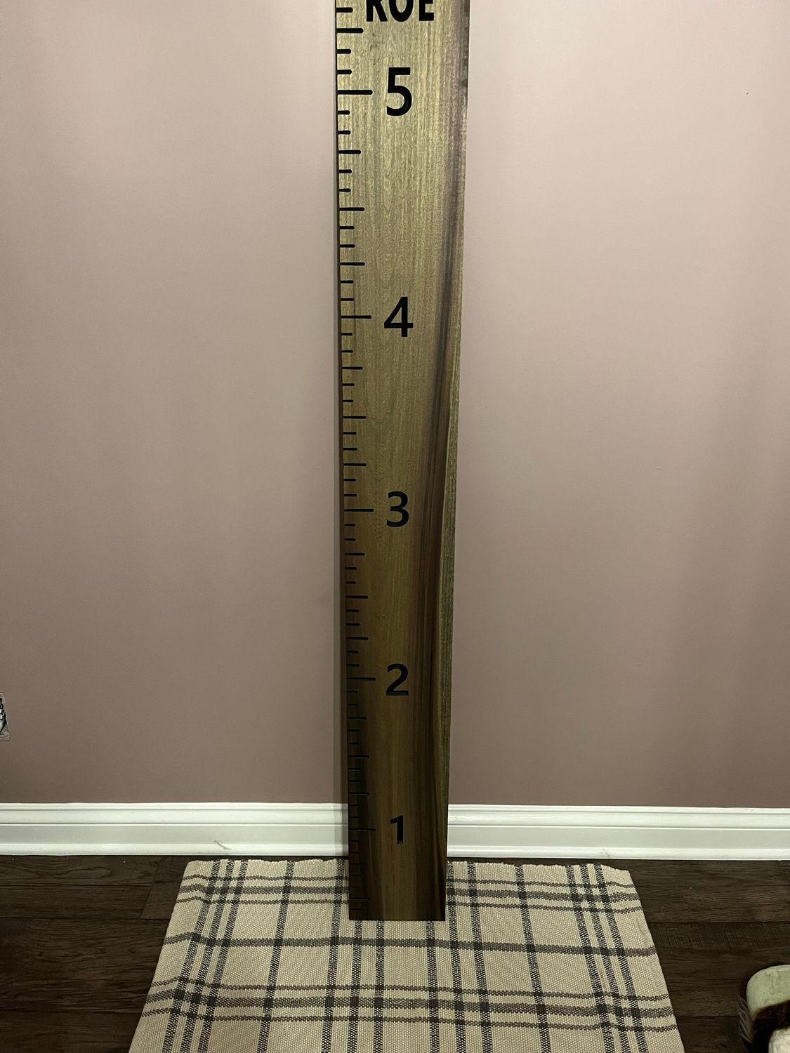 5ft Height Ruler w/name