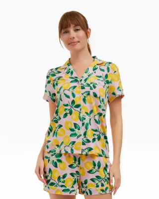 Sara Pajama Set Lemon Blossom