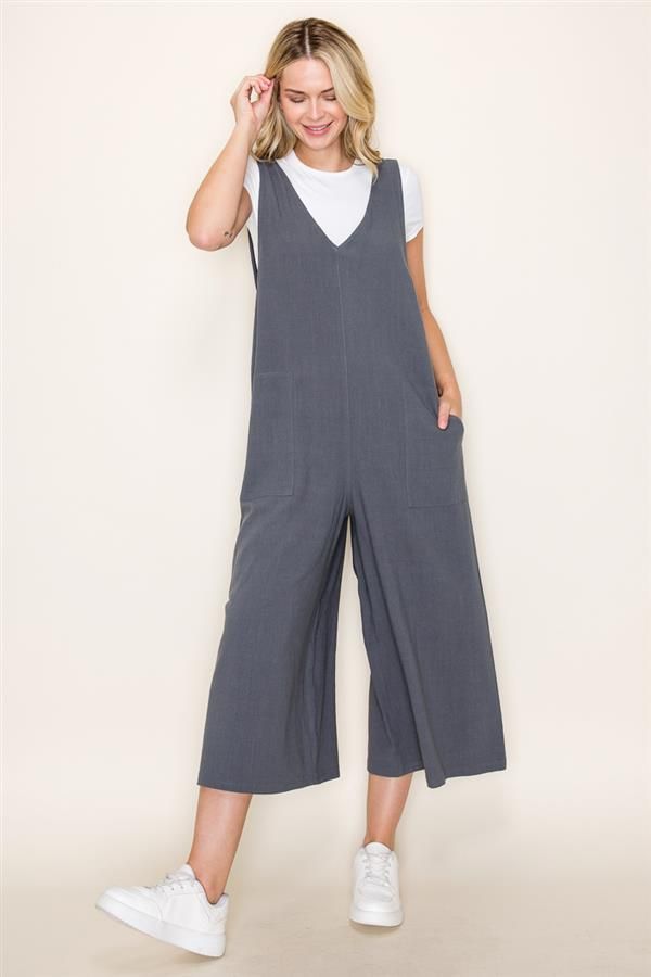 Double V Neck Jumper