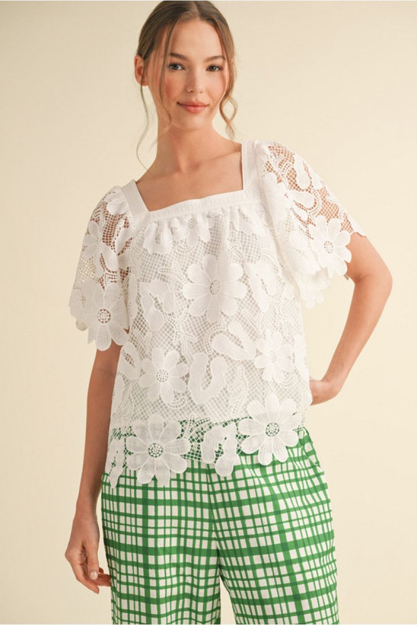 Floral Lace Top