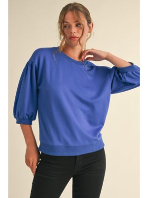 3/4 Slv Knit Top