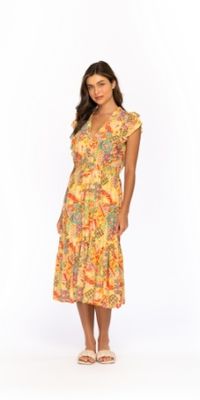 Aztec Printed Midi