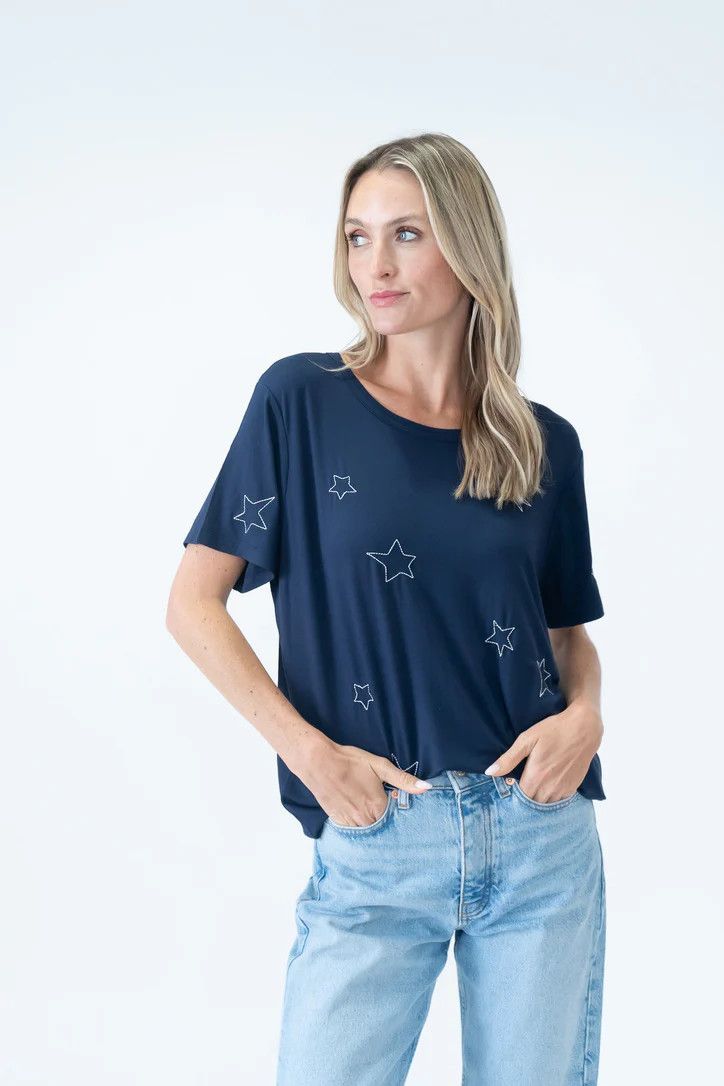 Star Embroidered Tee