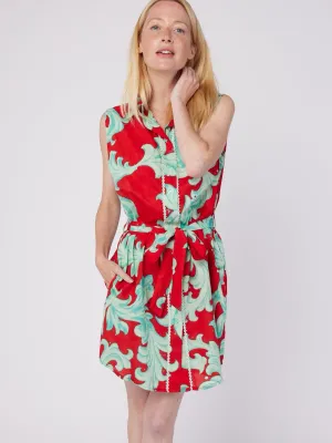 Baroque Print Dress