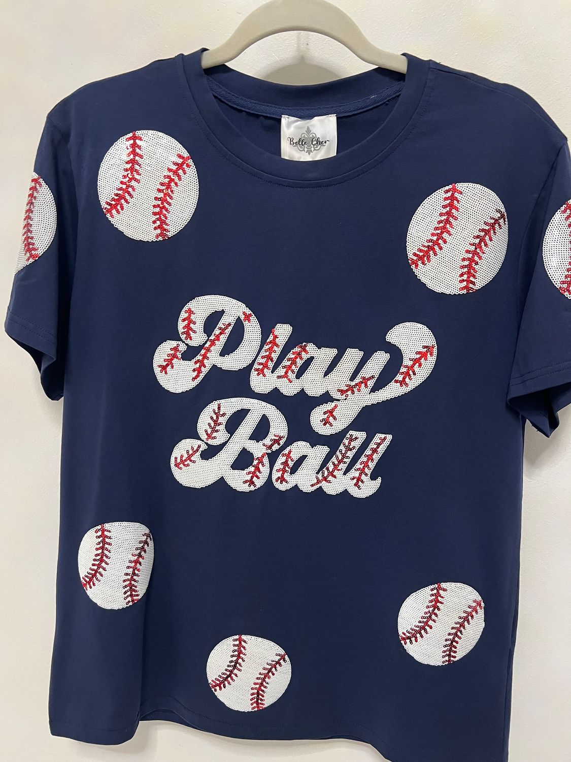 Play Ball Sequin Top