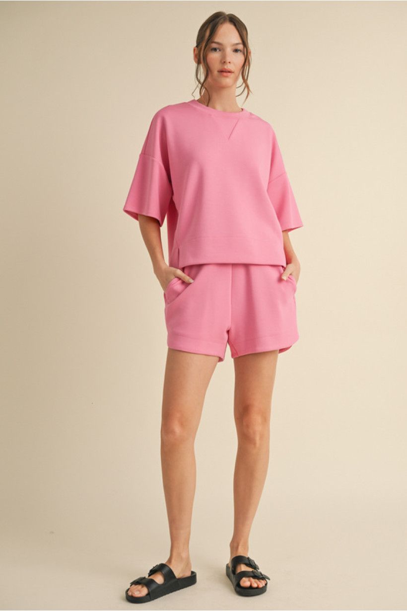 Knit Top/Short Set