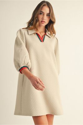 Textured Fabric Dress