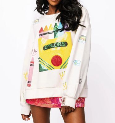 Crayon &amp; Doodle Sweatshirt