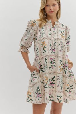Floral Adj Back Mini