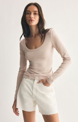 Second Skin Scoop Neck Top