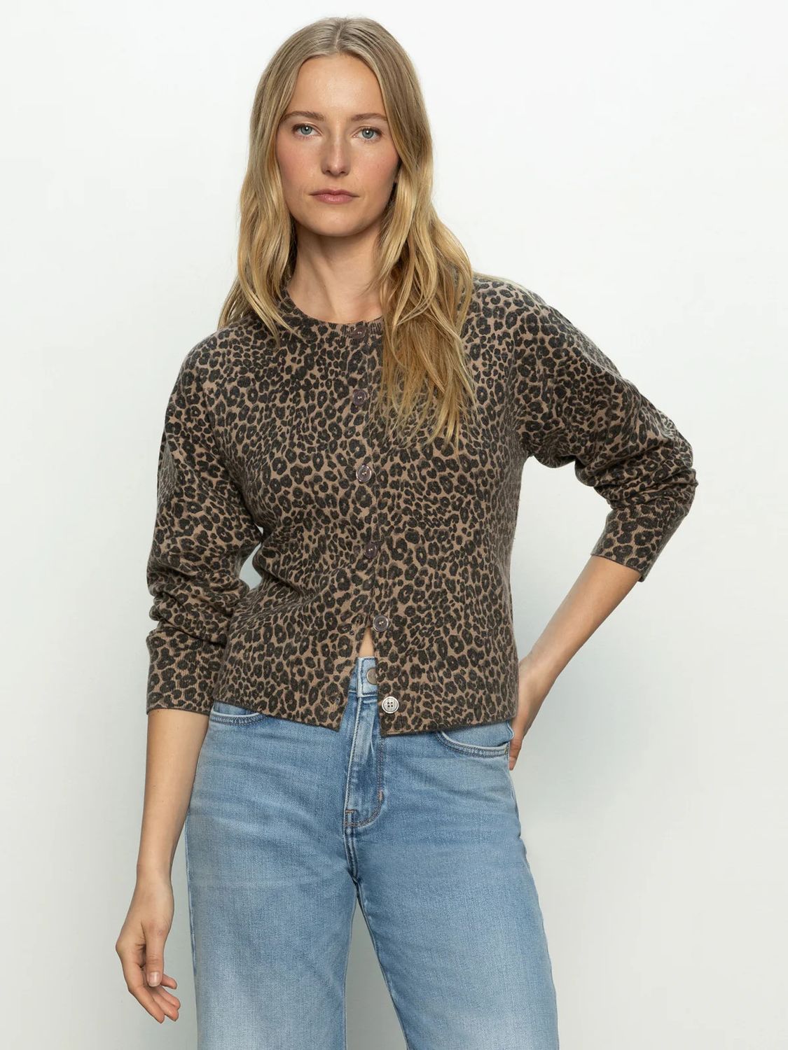 Leopard Print Cardigan