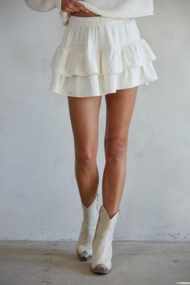 Ruffle Mini Skort