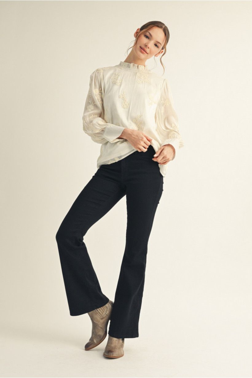 Floral Embroidered Top