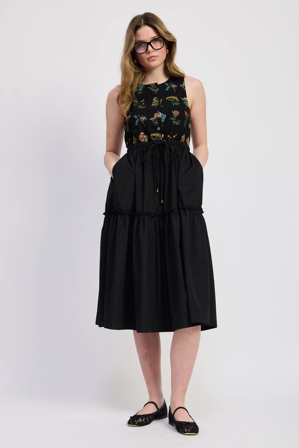 Lia Mixed Media Dress