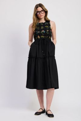 Lia Mixed Media Dress