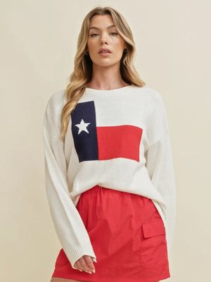 Texas Flag Sweater