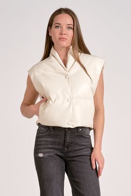 Faux Leather Vest